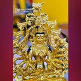  Tượng Phật Chuẩn Đề, Chuẩn Đề Phật Mẫu [Kim Cương Hỷ Lạc] Đồng Mạ Vàng - Cao 33cm 