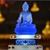  Đế Tượng Lưu Ly Có Đèn [Kim Cương Hỷ Lạc] Đôn Tượng Lưu Ly Có Kèm Đèn, Nhiều Màu 