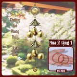  Chuông Gió Phong Thủy, Chuông Gió Nhiều Tầng [Kim Cương Hỷ Lạc] Chuông 2 Tầng Âm Thanh Dễ Chịu 
