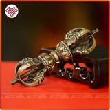  Chuông Cầm Tay Mật Tông [Kim Cương Hỷ Lạc] 5 Chấu Đen 