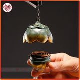  Lư Xông Trầm - Lư Hoa Sen Treo Trang Trí Bàn Thờ Mật Tông [Kim Cương Hỷ Lạc] 