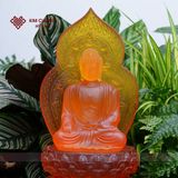  Tượng Tam Thế Phật Dược Sư, A Di Đà, Thích Ca Mật Tông [Kim Cương Hỷ Lạc] 30Cm 