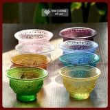  Chén Nước Cúng Phật, Chén Cúng Bằng Lưu Ly Cao Cấp [Kim Cương Hỷ Lạc] Chén Cúng, Ly Cúng Nước Lưu Ly 