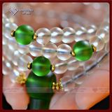  Chuỗi Niệm Phật Lưu Ly 108 Hạt, Vòng Chuỗi Đeo Tay [Kim Cương Hỷ Lạc] Nhiều Màu Phong Thủy - 8mm 