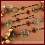  Chuông Gió Phong Thủy, Chuông Gió Nhiều Tầng [Kim Cương Hỷ Lạc] Chuông 2 Tầng Âm Thanh Dễ Chịu 