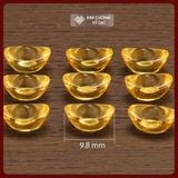  Thỏi Vàng Tài Lộc Thần Tài [Kim Cương Hỷ Lạc] Thỏi Vàng Pha Lê Ngũ Sắc- Thu Hút Tài Lộc May Mắn 