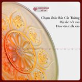  Bộ Đĩa Thờ Lưu Ly Đĩa Thờ Trưng Hoa Quả [Kim Cương Hỷ Lạc] Bộ Đĩa Thờ Cúng Lưu Ly Nhiều Kích Thước 
