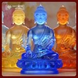  Tượng Phật Dược Sư, Tượng Phật Mini, Tượng Trang Trí [Kim Cương Hỷ Lạc] 13cm - 19cm - 32cm 