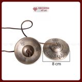  Chuông Đồng Nepal-Chuông Tingsha Tây Tạng Cao Cấp [Kim Cương Hỷ Lạc] Đồng Cao Cấp, Âm Chuông Cực Hay 