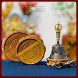  Đôn Gỗ - Đôn Kê Tượng Phật, Đế Gỗ Đặt Tượng [Kim Cương Hỷ Lạc] 3 Size 9, 11, 13cm Gỗ Tự Nhiên 