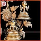  Tượng Phật Thích Ca Và 7 Vị Quan Âm Mật Tông [Kim Cương Hỷ Lạc] Nepal 