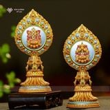  Bộ Bát Cát Tường Mật Tông [Kim Cương Hỷ Lạc] Nhựa Composite Chi Tiết Sắc Nét Siêu Bền 