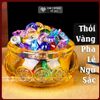  Thỏi Vàng Tài Lộc Thần Tài [Kim Cương Hỷ Lạc] Thỏi Vàng Pha Lê Ngũ Sắc- Thu Hút Tài Lộc May Mắn 