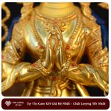  Tượng Phật Quan Âm Tứ Thủ Mật Tông [Kim Cương Hỷ Lạc] 33 Cm Nepal 