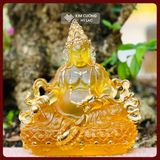  Tôn Tượng Hoàng Thần Tài Chất Liệu Lưu Ly Cao Cấp [Kim Cương Hỷ Lạc] Tượng Thờ Lưu Ly Mật Tông 