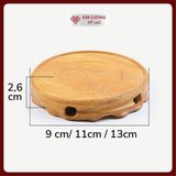  Đôn Gỗ - Đôn Kê Tượng Phật, Đế Gỗ Đặt Tượng [Kim Cương Hỷ Lạc] 3 Size 9, 11, 13cm Gỗ Tự Nhiên 