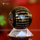  Qủa Cầu Đá Khắc Thần Chú Mật Tông [Kim Cương Hỷ Lạc] Om Mani Padme Hum 