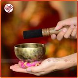  Chuông Xoay Full Moon Nepal [Kim Cương Hỷ Lạc] Size 10Cm, 15Cm - Thủ Công 