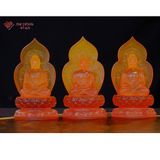  Tượng Tam Thế Phật Dược Sư, A Di Đà, Thích Ca Mật Tông [Kim Cương Hỷ Lạc] 30Cm 