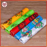  Khăn Khata Bát Cát Tường [Kim Cương Hỷ Lạc] Vẽ Màu 150X28Cm 