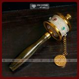  Kinh Luân Xoay Tay, Kinh Luân Cầm Tay [Kim Cương Hỷ Lạc] Kinh Luân Chất Lượng Cao 17Cm 