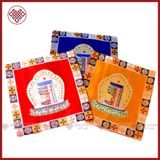  Tấm Lót Tượng Lót Pháp Khí Mật Tông [Kim Cương Hỷ Lạc] Biểu Tượng Kalachakra 