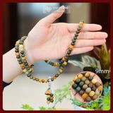  Vòng 108 Hạt Phong Thủy, Chuỗi 108 Hạt Đeo Tay Niệm Phật [Kim Cương Hỷ Lạc] Hạt Bối Tự Nhiên 