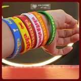  Vòng Tay Cao Su Khắc Thần Chú Giải Thoát Nhiều Màu [Kim Cương Hỷ Lạc] 