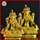  Tượng Phật Tara Xanh Mật Tông - Green Tara [Kim Cương Hỷ Lạc] 