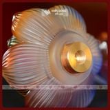  Chân Đèn Trang Trí Bàn Thờ Mật Tông [Kim Cương Hỷ Lạc] Hoa Sen Lưu Ly Hợp Nhất Size 28-48cm 