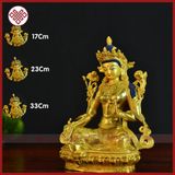  Tượng Phật Tara Xanh Mật Tông - Green Tara [Kim Cương Hỷ Lạc] 