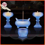  Đế Tượng Lưu Ly Có Đèn [Kim Cương Hỷ Lạc] Đôn Tượng Lưu Ly Có Kèm Đèn, Nhiều Màu 