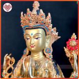  Tượng Quan Âm Tứ Thủ Mật Tông [Kim Cương Hỷ Lạc] Nepal 