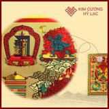  Decal Dán Văn Thù Cửu Cung Mật Tông [Kim Cương Hỷ Lạc] 12 Cm 