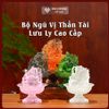  Bộ Ngũ Vị Thần Tài Lưu Ly Cao Cấp [ Kim Cương Hỷ Lạc ] Bộ Cúng Thần Tài Mật Tông Cao Cấp (Có Bán Lẻ) 