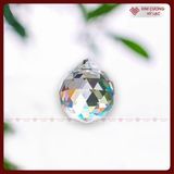  Quả Cầu Treo Pha Lê Phong Thủy [Kim Cương Hỷ Lạc] Độ Trong Suốt Rất Cao, Size 4 - 5 - 6 - 7 - 8 Cm 