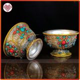  Chén Cúng Dường Mật Tông [Kim Cương Hỷ Lạc] Nepal 