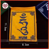  Cờ Phật Giáo Mật Tông Tây Tạng Cờ Cầu Nguyện Khắc Chú Om Mani Padme Hum[ Kim Cương Hỷ Lạc] Trang Trí Bàn Thờ 