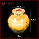  Nến Bơ Thực Vật Không Khói [Kim Cương Hỷ Lạc] - Cháy 24 Giờ 