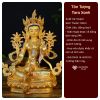  Tượng Phật Tara Xanh Mật Tông - Green Tara [Kim Cương Hỷ Lạc] 33Cm Nepal 