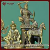  Bộ Thất Bảo Hợp Kim, Thất Bảo Luân Vương Vẽ Màu [Kim Cương Hỷ Lạc] Chất Lượng Cao 8cm 