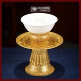  Đĩa Thờ Bằng Đồng, Đĩa Đựng Hoa Quả Ban Thờ [Kim Cương Hỷ Lạc] Đĩa Cúng, Đĩa Thờ Hoa Quả Bằng Đồng 