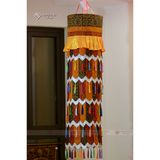  Lọng Thờ, Bảo Cái Trang Trí Bàn Thờ Mật Tông [Kim Cương Hỷ Lạc] Gấm Cao Cấp 5 Tầng 