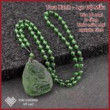  Dây Chuyền Mặt Phật [Kim Cương Hỷ Lạc] Đeo Cổ Lưu Ly 