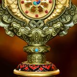  Bát Cát Tường Mật Tông [Kim Cương Hỷ Lạc] Hợp Kim 