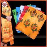  Khăn Khata Bát Cát Tường [Kim Cương Hỷ Lạc] Vẽ Màu 150X28Cm 