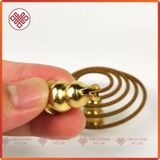  Đế Cắm Nhang Vòng Bằng Đồng Đặc, Đặt Hương Cây Mật Tông [Kim Cương Hỷ Lạc] Hình Hồ Lô 