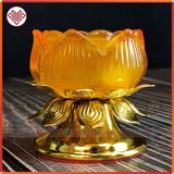  Chân Đèn [Kim Cương Hỷ Lạc] Lưu Ly Đế Hợp Kim 