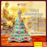  Tháp Mandala Cúng Dường, Bộ Tháp Mandala [Kim Cương Hỷ Lạc] Tháp Mandala Chế Tác Thủ Công Nepal 