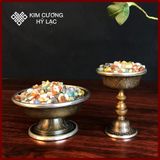  Đá Mã Não, Đá Phong Thủy Ngũ Sắc, Đá Ngũ Sắc Vụn [Kim Cương Hỷ Lạc] Kích thước 1cm 